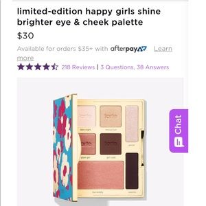 NEW Tarte “Happy Girls Shine Brighter” Palette